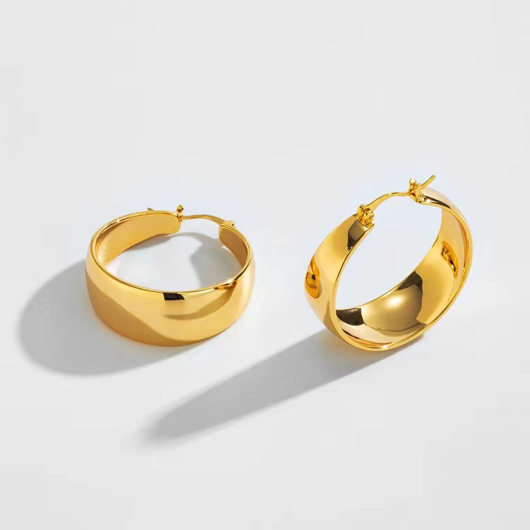 Aurora Leaf Hoops