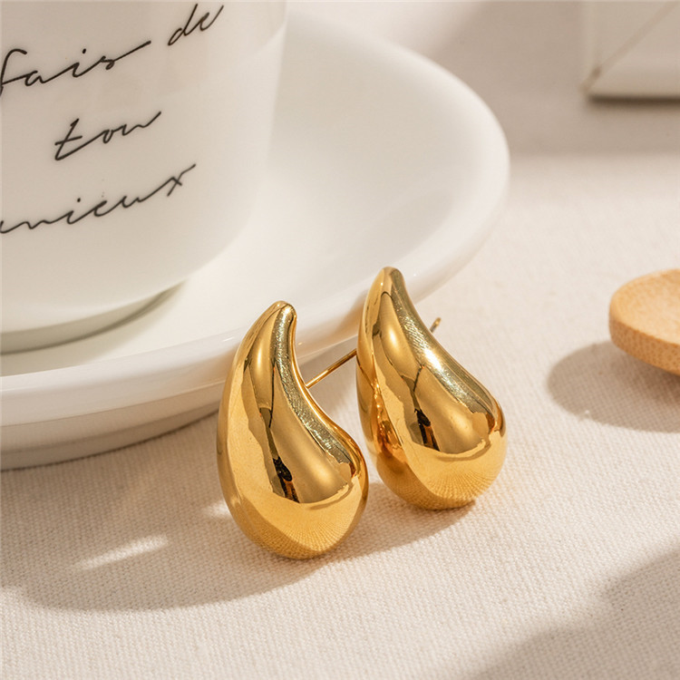 Luxe Teardrop Studs